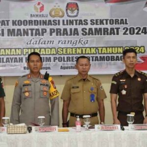 Wujudkan Pilkada Damai, Polres Kotamobagu Gelar Rakor Lintas Sektoral Operasi Mantap Praja Samrat 2024