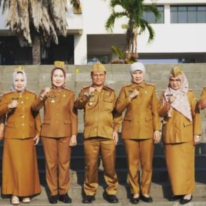 Agenda Kerja, Sekretaris DPRD Lampung Ikuti Apel Mingguan