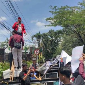 GMNI Sumut Demo Kejatisu, Pertanyakan Proses Laporan Dugaan Korupsi Dana Covid-19 Eks Bupati Samosir
