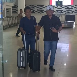 Jelang Pelantikan Pengurus, Ketum PWRI Dr. Suriyanto PD. SH, MH, M Kn Tiba di Bandara Radin Inten Lampung