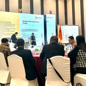 Ketua Bawaslu Provinsi DKI Jakarta Hadiri Kegiatan Penyusunan Standar Tata Laksana Pelaksanaan Kerjasama dan Penandatangan Nota Kesepahaman