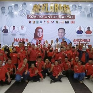 Koalisi Untuk Rakyat PDI P yakin Nanda -Antonius menang dalam pertarungan Pilkada Pesawaran
