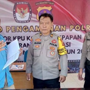 Pengawasan Diperketat di KPUD Balikpapan Selama Pemilukada, Kasatgas Humas OMP: Pastikan Keamanan dan Kewaspadaan