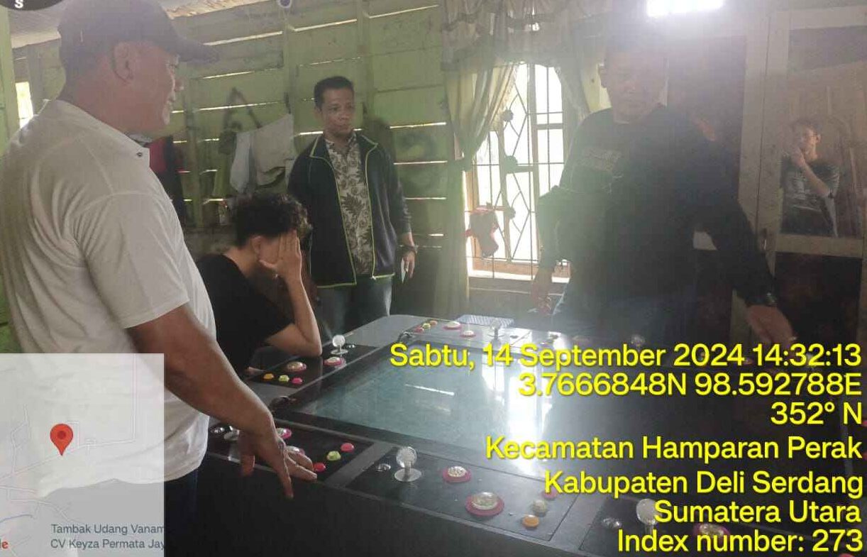 Polsek Hamparan Perak Gerebek Meja Judi Tembak Ikan di Paluh Manan, Tindak Lanjut Keluhan Warga