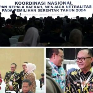 Rakornas Kesiapan Jaga Netralitas ASN pada Pemilihan Serentak 2024 di Jakarta
