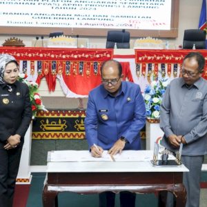 Sidang Paripurna DPRD Lampung Sepakati Perubahan KUA dan PPAS Pemprov Lampung 2024