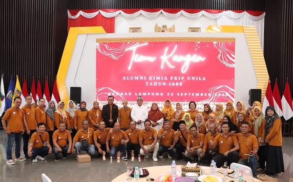 Temu Kangen Alumni FKIP UNILA, Pj.Gubernur Lampung berharap dapat menjadi Pelopor Inovasi Pendidikan dan Teknologi