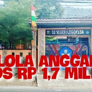 Terindikasi Korupsi, Kelola anggaran dana BOS 1,7 miliar tapi kondisi SDN Legokloa bobrok dan hancur