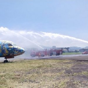 Tingkatkan Kesiapsiagaan dan Kemampuan Respon Cepat, Lanud Husein Sastranegara Gelar Latihan Penanggulangan Kecelakaan Pesawat Udara