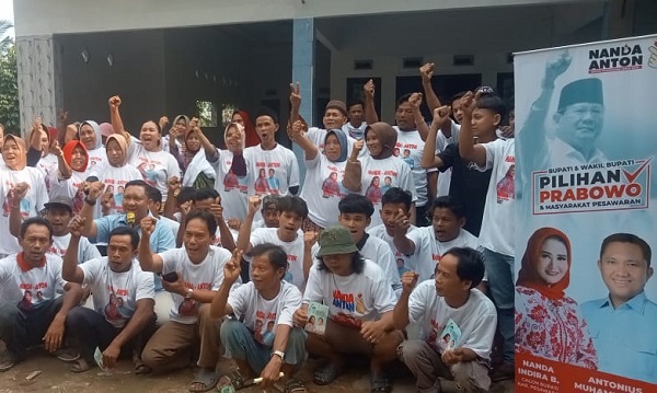 Warga Empat Desa Kecamatan Teluk Pandan Dukung Calon Bupati dan Wakil Bupati Kabupaten Pesawaran1