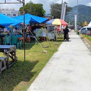 Pedagang di Venue Ski Air PON XXI Toba Keluhkan Sepinya Pengunjung