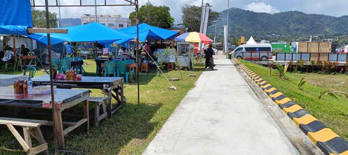Pedagang di Venue Ski Air PON XXI Toba Keluhkan Sepinya Pengunjung