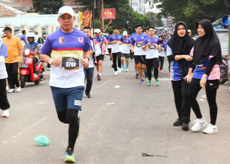 GubernurRUN 2024, Ketua Komisi V DPRD Lampung Dorong Semangat Atlet PON
