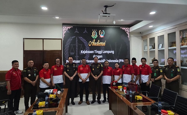 Audensi Kejati Lampung, Dr Kuntadi MH Berharap PWRI dapat Bersinergi dan Berkolaborasi