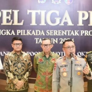 Ciptakan Pilkada Damai, Ketua DPRD Lampung Hadiri Apel Tiga Pilar