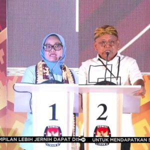 Debat Perdana Pilkada Lampung Timur, inilah Janji Paslon Ela-Azwar dan Dawam-Ketut