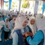 Dengan Meriah, Ribuan Perempuan Tim Supik Gemoy Tantowi -Haris Resmi Dikukuhkan