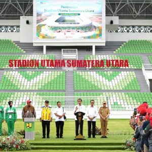 Dukung Pembinaan Olahraga Prestasi, Presiden Jokowi Resmikan Stadion Utama Sumatera Utara