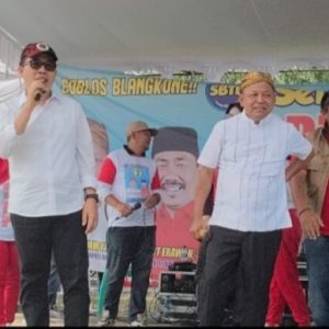Kampanye di Raman Utara, Cabup 02 Dawam Rahardjo Berkomitmen Lanjutkan Pembangunan