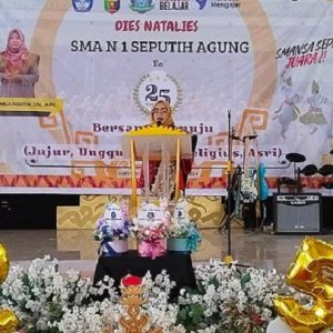 Peringati HUT ke 25, SMAN 1 Seputih Agung gelar tasyakuran