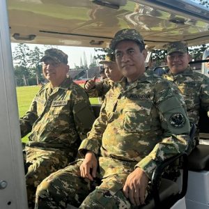 Mentan Amran, Menhan Sjafrie dan Penasihat Khusus Presiden RI Dudung Kompak dalam Acara Pembekalan Khusus Para Menteri