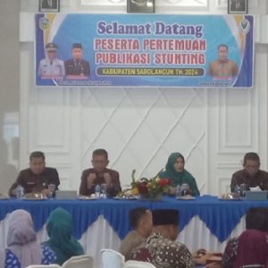 Pj Sekda Buka Pertemuan Publikasi Stunting Kabupaten Sarolangun Tahun 2024