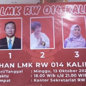 Suwardy Terpilih Kembali Jadi Anggota LMK RW 014 Kalideres