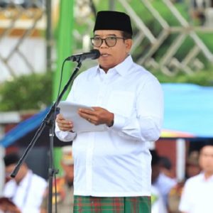 Upacara Hari Santri 2024, Pj Gubernur Lampung Tegaskan Peran Santri dalam Meraih Masa Depan Bangsa