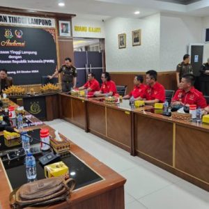 Audensi Kejati Lampung, Dr Kuntadi MH Berharap PWRI dapat Bersinergi dan Berkolaborasi