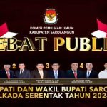 Diikuti Lima Paslon, KPU Kabupaten Sarolangun Gelar Debat Publik Calon Bupati dan Wakil Bupati Sarolangun