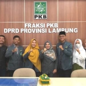 Fraksi PKB DPRD Lampung Terima Audensi PC IPNU IPPNU Kota Balam