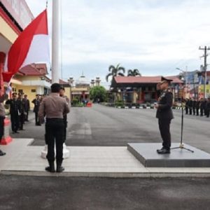Kapolresta Deli Serdang Pimpin Upacara Peringatan Hari Pahlawan Nasional
