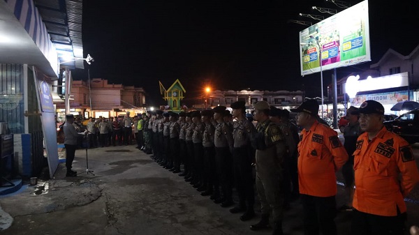 Menjelang Pemungutan Suara, Kapolres Ketapang Pimpin langsung Patroli Gabungan bersama Stakeholder 