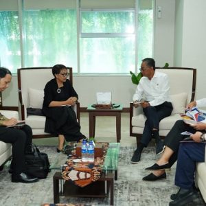Menteri PU Dody Bertemu Retno Marsudi, Bahas Tindak Lanjut 10th World Water Forum