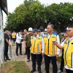Pelaksanaan Program Swasembada Pangan, Menteri Dody Tinjau Rehabilitasi DI Mrican di Nganjuk