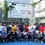 Perkuat Silaturahmi, Pemprov Lampung dan Kemenpora Olahraga Tenis Bersama