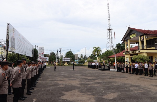 Pimpin Apel Pagi, Kapolres Ketapang  Niat Ikhlas Modal Utama Dalam Bertugas 