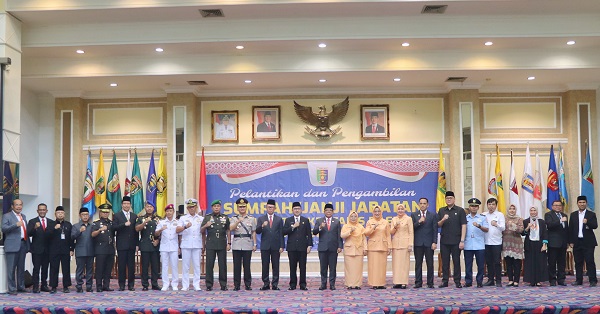 Pj Gubernur Lantik Ir. Fredy SM jadi Penjabat Sekretaris Daerah Provinsi Lampung