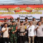 Polres Kutai Barat Gelar Apel Pergeseran Pasukan Pengamanan Tahapan Pungut Suara Pilkada Serentak Tahun 2024
