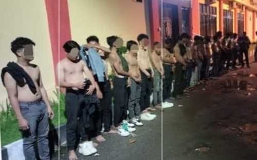 Polresta Deli Serdang amankan 21 pria anggota Geng Motor