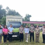 Polsek Barong Tongkok Pospol Linggang Bigung Kawal Pergeseran Logistik Dari Gedung KPU Ke PKK