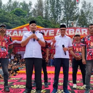 Puluhan Ribu Pendukung hadiri Kampanye Akbar Paslon IMAN 04 di Aceh Selatan