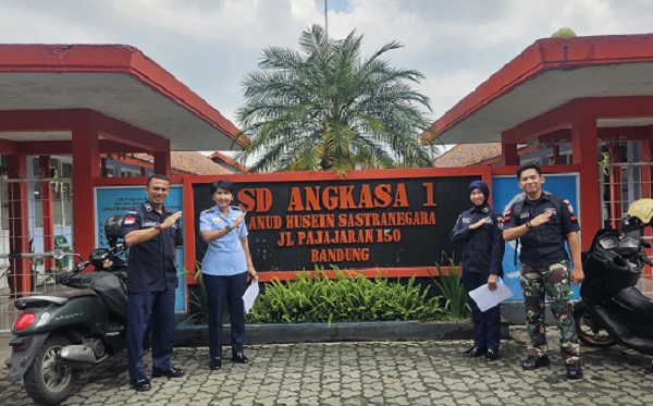 Terima Kunjungan Tim Dispotdirga Koopsudnas, Lanud Husein Sastranegara Siap Dukung Program Makan Siang Bergizi