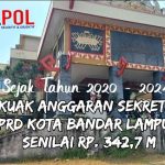 Terkuak Anggaran Sekretariat DPRD Kota Bandar Lampung, Sejak Tahun 2020 - 2024 senilai Rp. 342,7 miliar