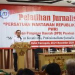 Tingkatkan Profesionalisme Jurnalis, PWRI Lampung Gelar Pelatihan Jurnalistik