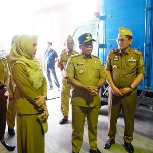 Tinjau Kesiapan Buffer Stock, Pj. Gubernur Lampung Pastikan Kebutuhan Masyarakat Terpenuhi