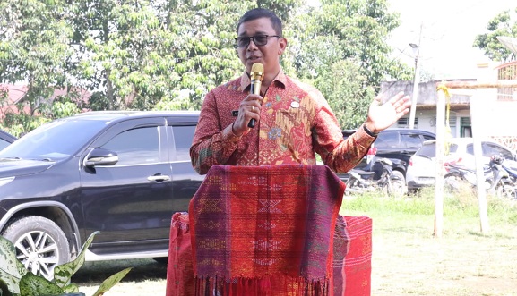 Tinjau Simulasi Riil Putungsura, Pjs. Bupati Toba Sampaikan Dukungan Pelaksanaan Pilkada