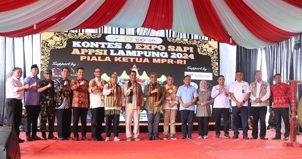 Wujudkan Ketahanan Pangan Nasional, Pj.Gubernur Lampung Dukung Kontes dan Expo Sapi APPSI 2024