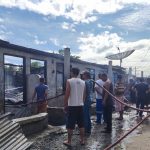 5 Unit rumah tinggal terbakar di desa Pangombusan Parmaksian