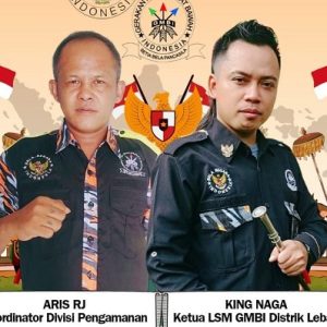 Aris RJ dikukuhkan sebagai Kordiv Pengamanan LSM-GMBI Distrik Lebak